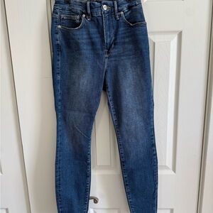 New Good American Dark Blue Skinny Jeans